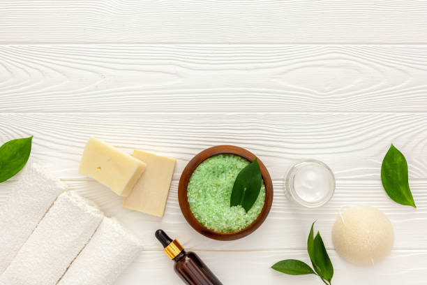 istock Herbal organic cosmetic set for homemade spa 1295935520