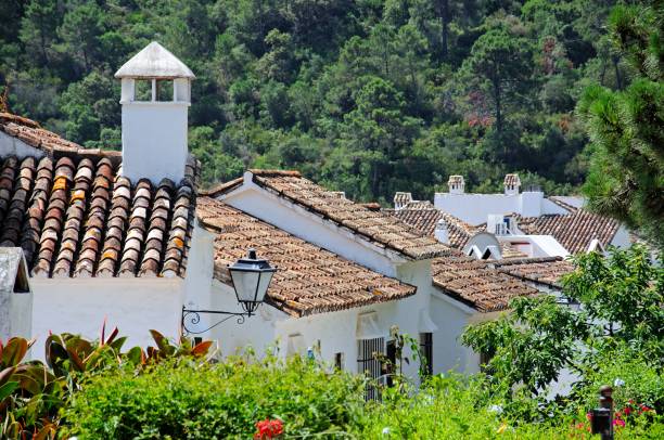 istock Spanish townhouses, Benahavis, Spain. 1295936828