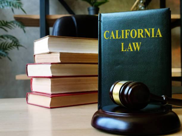 istock California law with gavel and stack of documents. 1295937933