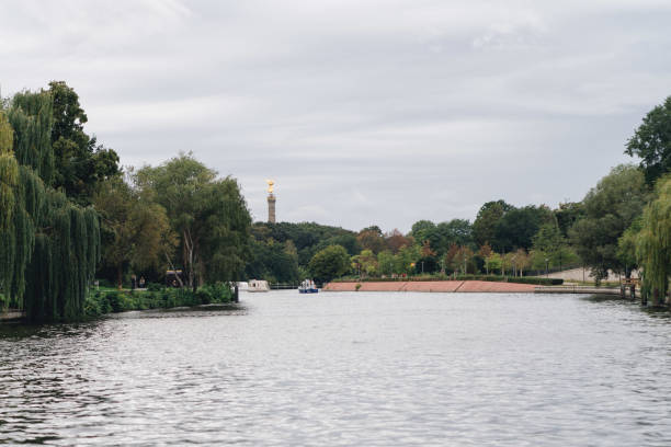 istock River Spree and victory column of Berlin 1295938139