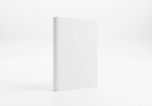istock hardcover book with blank cover. 3d Render 1295950917