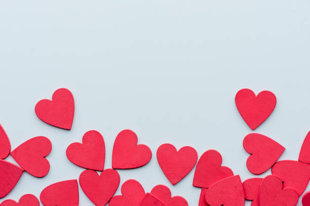 istock Valentine's Day background with red hearts 1295952326