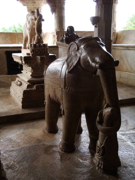 istock symbol of an elephant in India 1295958535