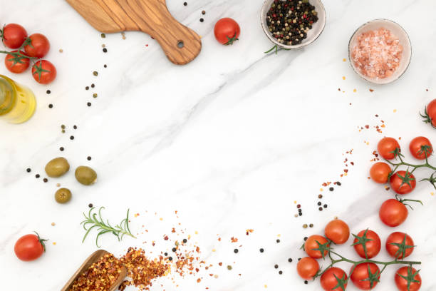 istock Healthy vegetables, greens and grains, copy space 1295959985