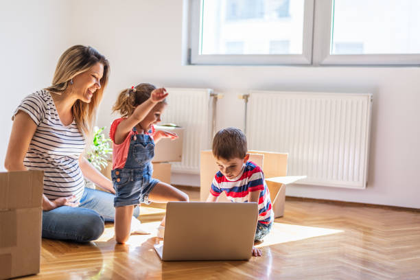 istock Family moving into new home 1295961513
