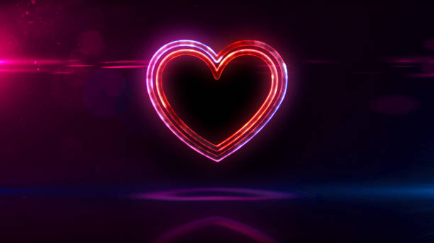 istock Heart love symbol abstract concept 3d illustration 1295964208