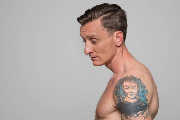 istock Side view of mature man 1295965724