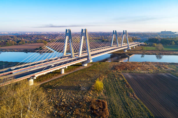 istock The Cardinal Franciszek Macharski Bridge in Krakow, Poland 1295966035