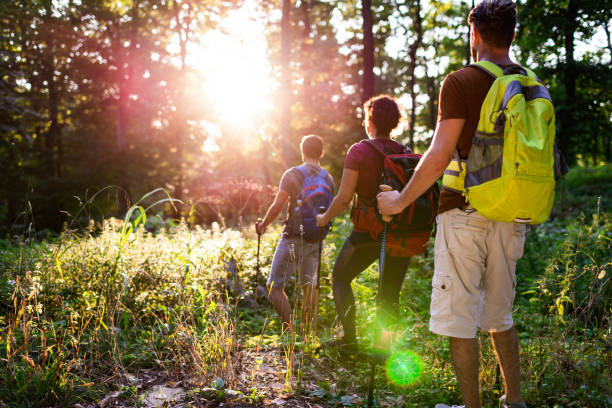 istock Friends climbing the mountain 1295966182
