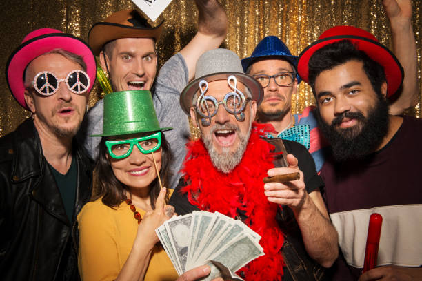 istock Friends enjoying party 1295967688