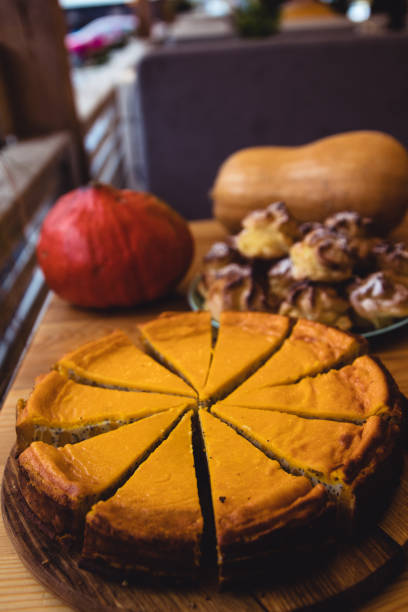 istock Homemade Delicious Pumpkin Pie made for Thanksgiving 1295967964