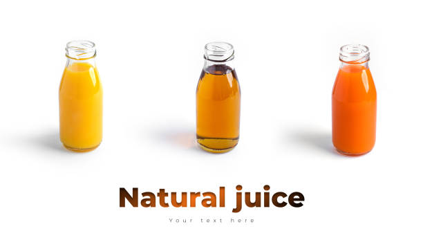 istock Different kinds of juice isolated on a white background 1295976632