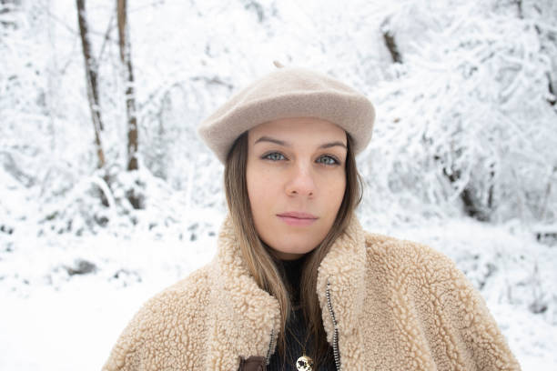 istock Surprised beautiful woman looking 1295980129