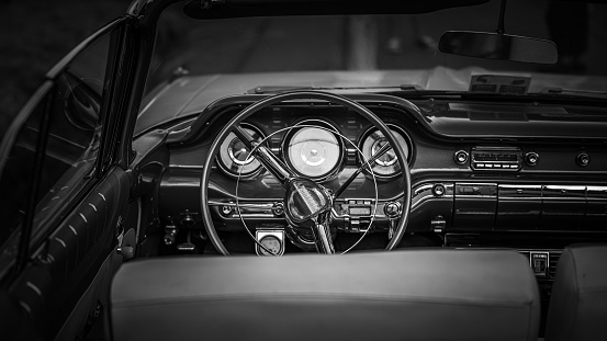 Old Car Steering Wheel