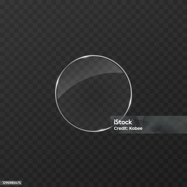 Glass Reflection Vector Vector Glass Transparent Effect Window Mirror Reflection Glare Stock ...