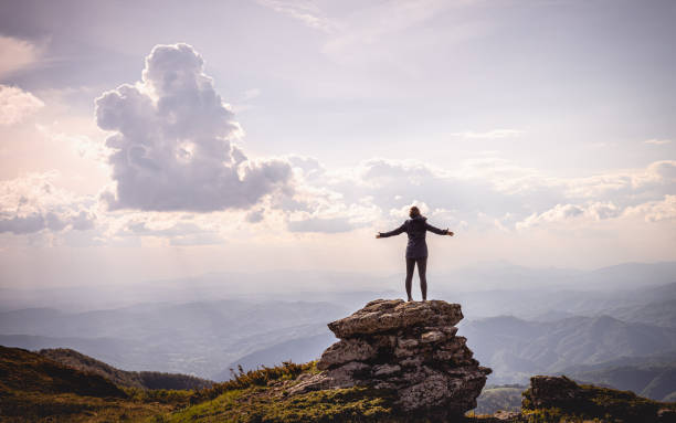 istock Woman hiking 1295992032