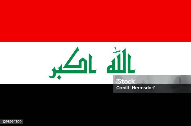 Flagge Des Irak Stock Vektor Art und mehr Bilder von Irakische Flagge - Irakische  Flagge, Asien, Bagdad - iStock