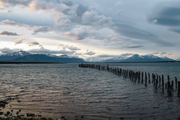 istock Old abandoned pier on the lake 1295996864