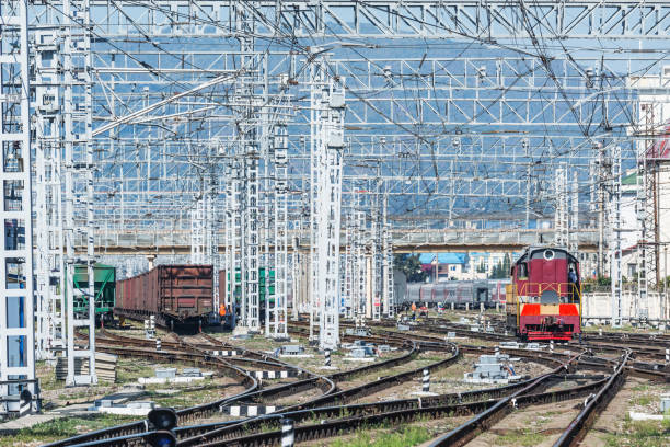 istock Day view of Adler railway station. Sochi. 1295998912