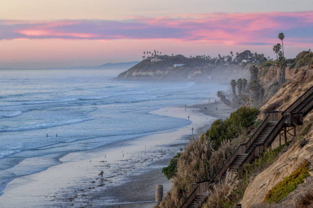 istock Cold winter afternoon in Cardiff by the Sea CA 1295999319