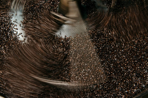 Roasting operation for coffee production