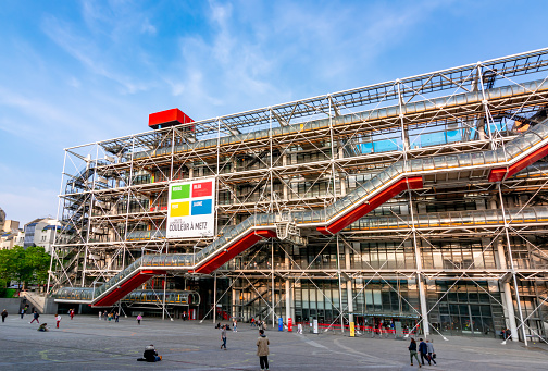 Paris, France - May 2018: Centre Georges Pompidou in Paris