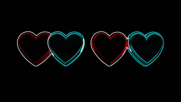 istock Digital Illustration Hearts Romantic Background 1296043753