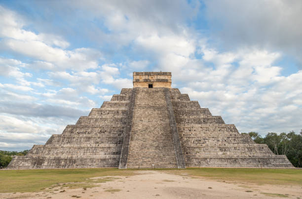 istock Mayan pyramid of Kukulcan El Castillo in Chichen Itza, Mexico 1296055522