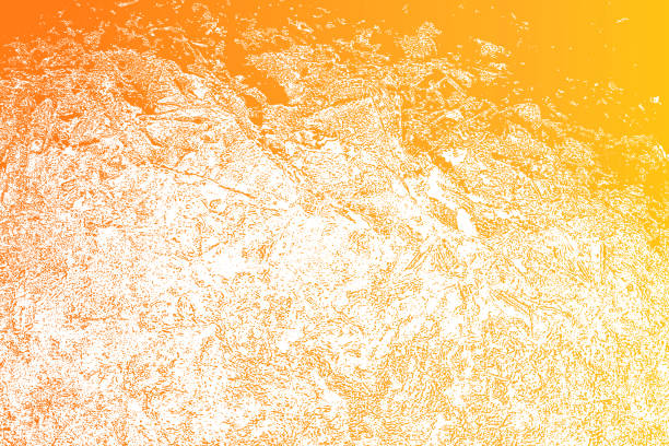 nahaufnahme von eiskristallniederschlag - rough backgrounds close up color image stock-grafiken, -clipart, -cartoons und -symbole