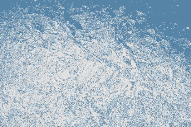 крупным планом кристаллов льда - ice stock illustrations