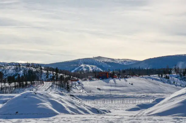 Photo of Winter scene at Winter Park, Colorado, USA.