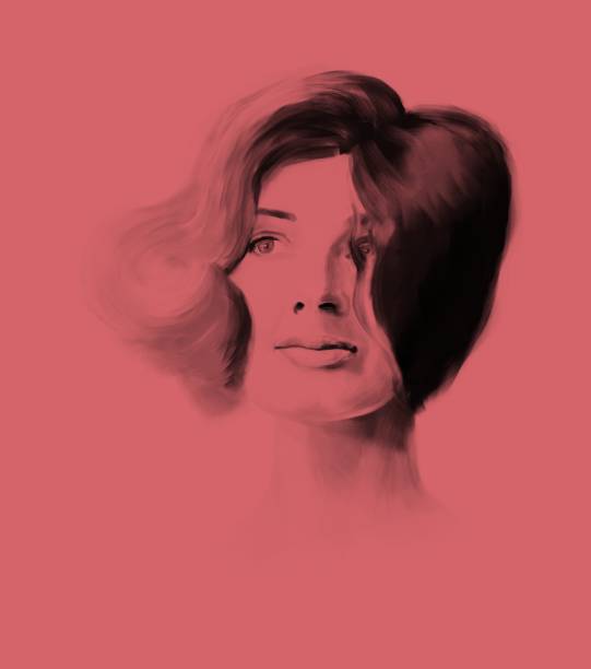 istock Picturesque woman portrait close up 1296069063
