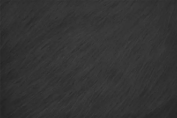 Vector illustration of Dark grey black coloured scratched hairy textured empty blank backgrounds