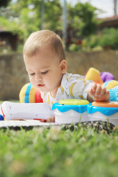 istock Happy baby boy 1296095629