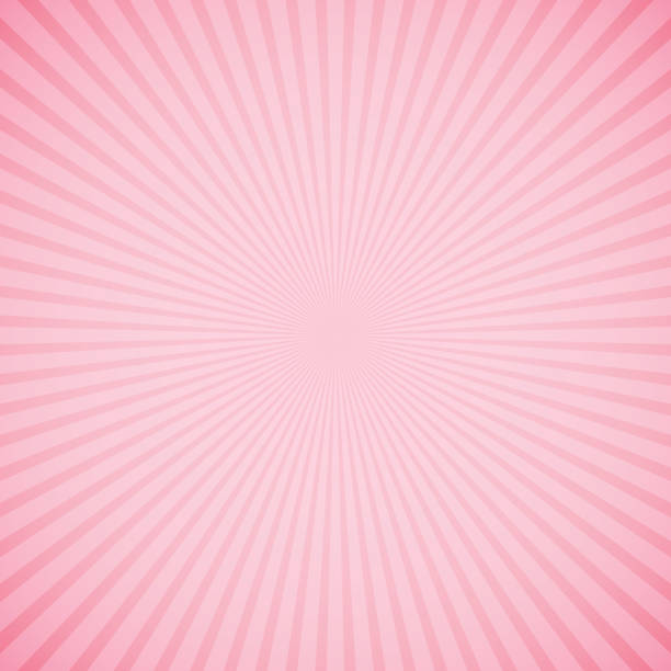 ilustrações de stock, clip art, desenhos animados e ícones de pink sun rays background - pink background