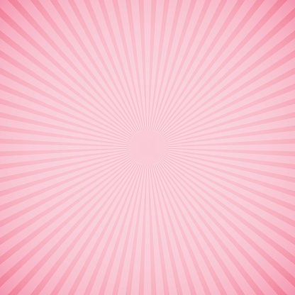 Pink sun rays background
