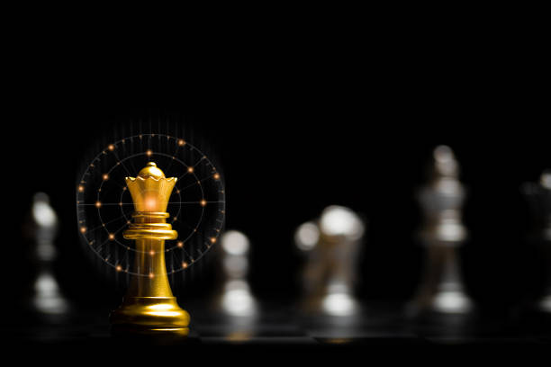 istock Chess board game for ideas and competition and strategy. 1296097176