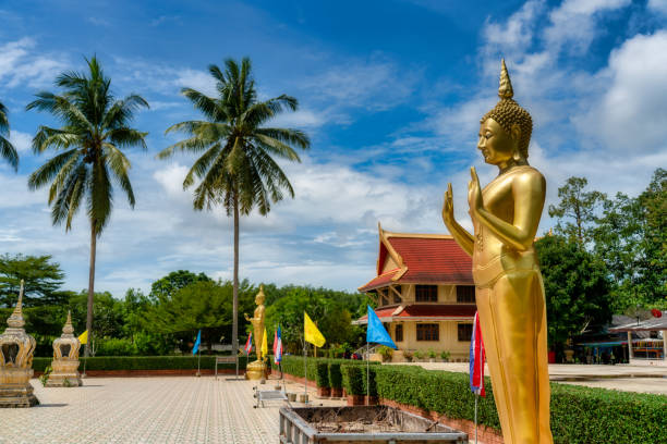 Thailand. Buddhism. Buddhist temples in Thailand. Religious building. Gilded Buddha figure. The Attractions Of Pattaya. Religion Buddhism. 17.11.2014