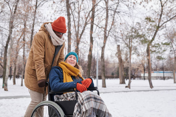 istock Winter walking in the park 1296099098