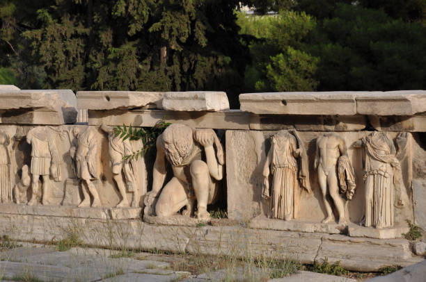 istock Odeon of Herodes Atticus Athens carvings 1296103610