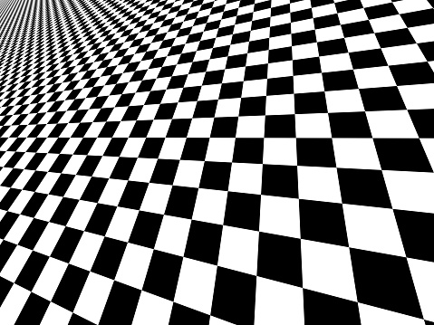 Black and white squares checkered pattern