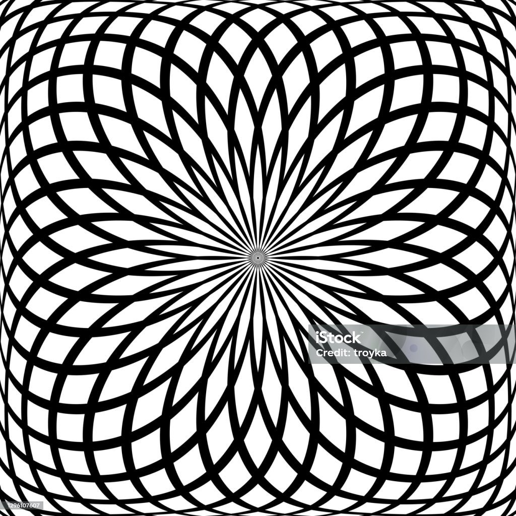 Pattern Of Rotation Rotation Pattern Stock Illustration - Download Image Now - Abstract ...