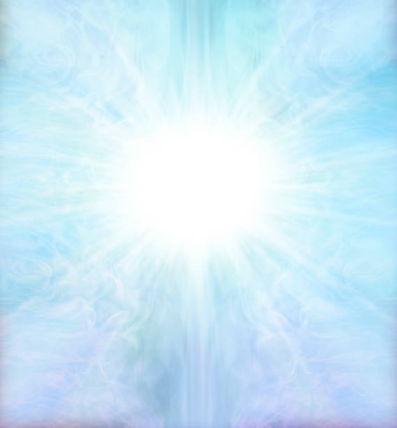 istock Blue Star Light Spiritual Background 1296111962