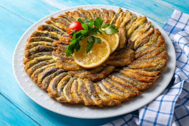 istock Fried Anchovies (Turkish Name: Hamsi Tava) 1296113056