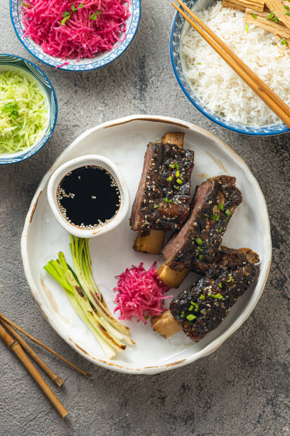istock Grilled and smoked Korean Style Short Ribs 1296113889