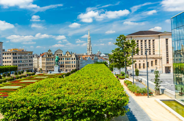 istock Brussels, Grand Place in the background 1296114107
