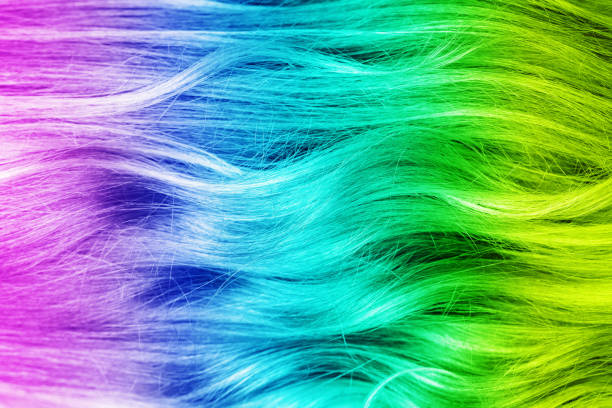 istock Vivid multicolored curly hair 1296120038