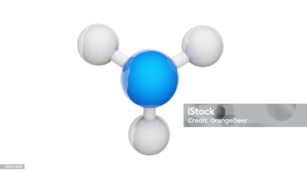 Amoniak Jest Bezbarwnym Gazem O Charakterystycznym Nieprzyjemnym Zapachu Amoniak Jest Bezbarwnym Gazem Alkalicznym Model Struktury Chemicznej
