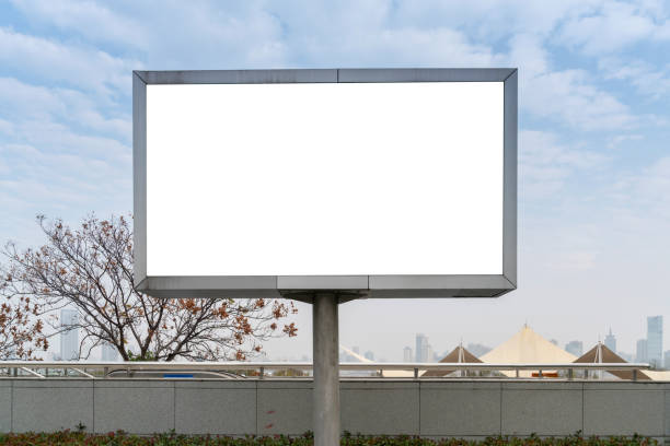 istock blank billboard on the city street 1296124908