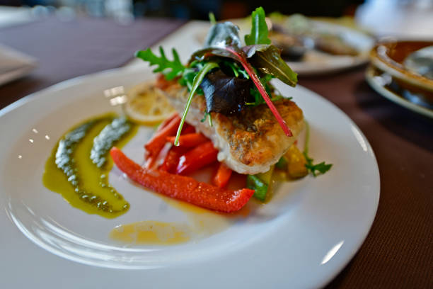 istock The restaurant is a catering enterprise with a wide range of dishes. 1296126080